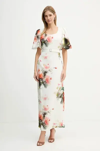 Šaty s příměsí lnu Silvian Heach HALCYON