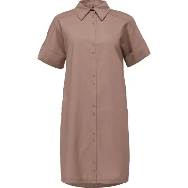 LOAP NURI Dámské šaty, hnědá, velikost