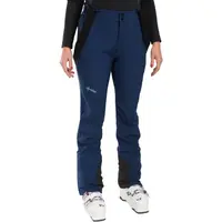 KILPI RHEA Dámské softshellové lyžařské kalhoty, tmavě modrá, velikost