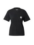 Carhartt WIP Tričko 'W S/S Pocket'  čierna / biela