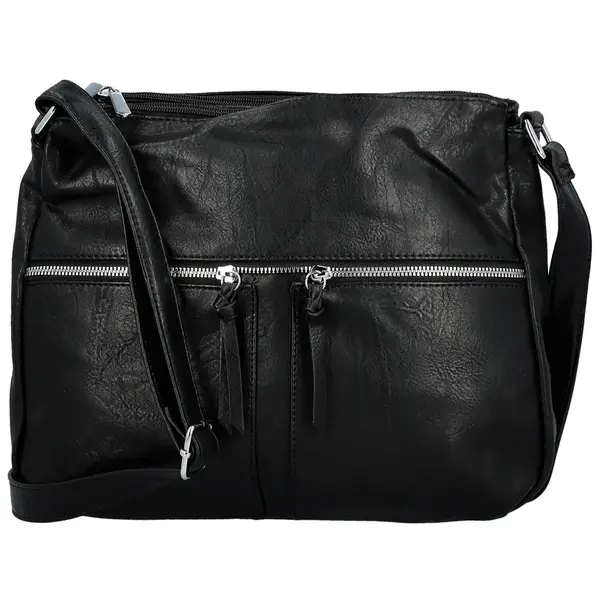 Dámska crossbody kabelka čierna - Firenze Bessy