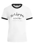 Karl Lagerfeld Tričko 'CÃ´te D'Azur'  čierna / biela