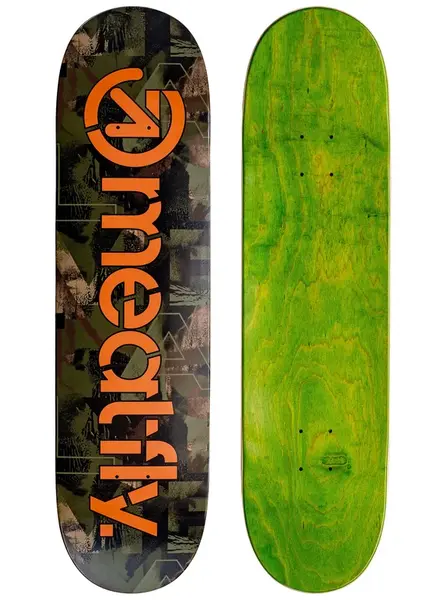 Meatfly skateboardová deska Flipin Substance Camo/Orange Mellow | Mnohobarevná | Velikost skate 8,1"