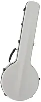 Razzor Fiberglass Banjo Case White