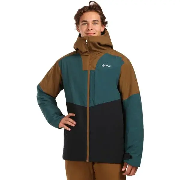 KILPI KILLYAN Pánska lyžiarska bunda, tmavo zelená, veľkosť