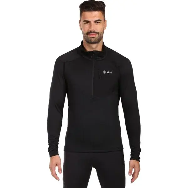 KILPI VIGO Pánska flísová mikina, čierna, veľkosť