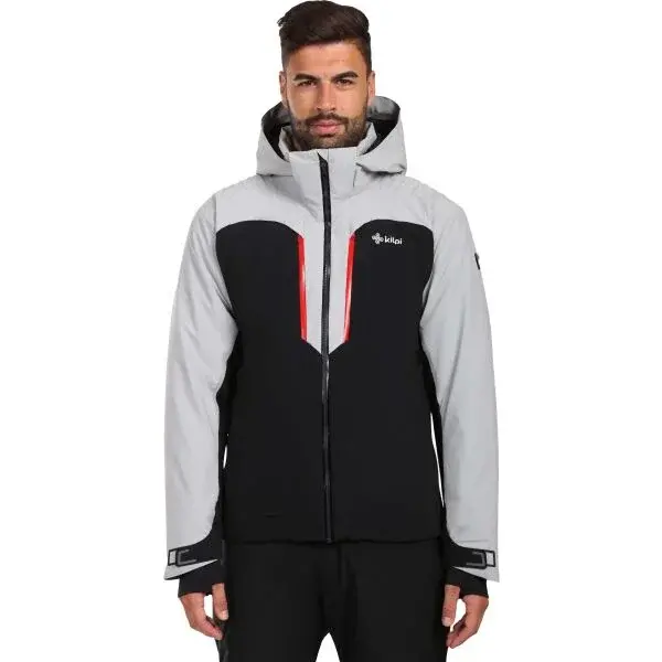 KILPI HYDER Pánska lyžiarska bunda, čierna, veľkosť