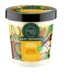 ORGANIC SHOP Banánový koktejl - tělový krém 450 ml
