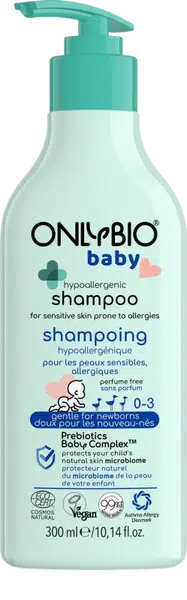 ONLYBIO Hypoalergenní šampon pro miminka 300 ml