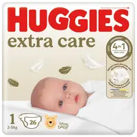 HUGGIES® Extra Care 1, 26 ks
