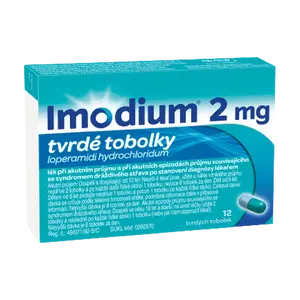 IMODIUM 2 mg 12 tobolek