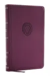 NKJV, Thinline Bible Youth Edition, Leathersoft, Purple, Red Letter, Comfort Print - Thomas Nelson