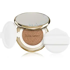 Sulwhasoo Perfecting Cushion dlhotrvajúci make-up v hubke SPF 50+ + náhradná náplň odtieň 23N1 Sand 2x15 g