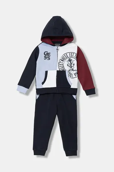 Bavlnená tepláková súprava pre bábätká Guess