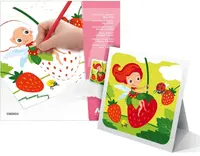 Omalovánky se stojánkem Víly 7 listů 18x18cm