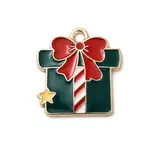 Christmas Alloy Enamel Pendants