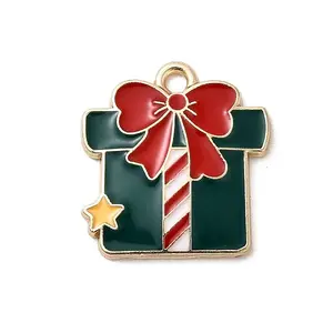 Christmas Alloy Enamel Pendants