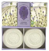 LA FLORENTINA Kazeta mýdel levandule 230 g
