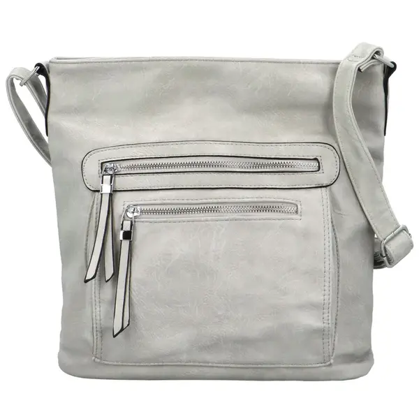 Dámska crossbody kabelka šedá - Firenze Charix
