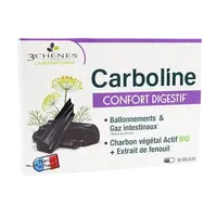 CARBOLINE Comfort Digestif rostlinné uhlí 30 kapslí