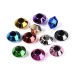 UV Plating Opaque Acrylic European Beads