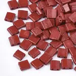2-Hole Baking Paint Glass Seed Beads