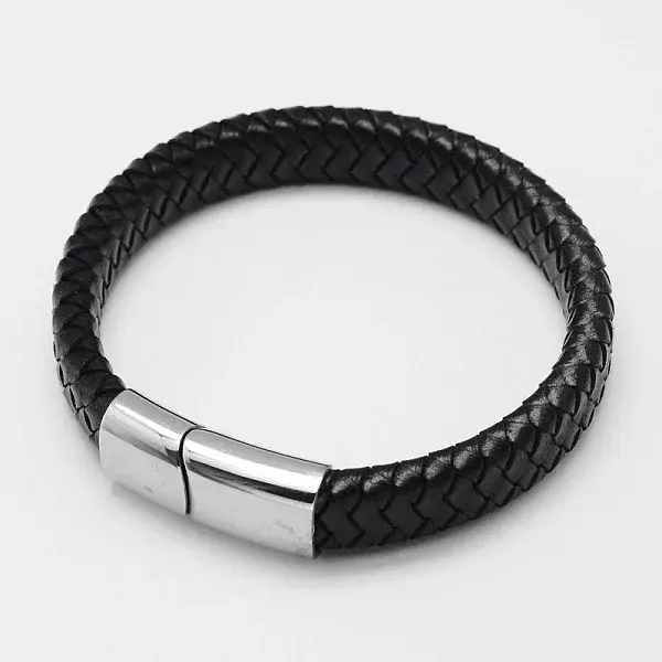 Braided Leather Cord Bracelets