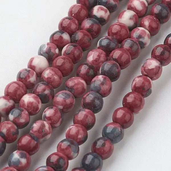 Natural Ocean White Jade Bead Strands