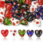 30Pcs 5 Colors Handmade Millefiori Glass Beads