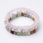 Mixed Gemstone Beaded Stretch Bracelet Sets