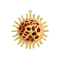 304 Stainless Steel Enamel Big Pendants