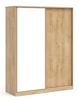 Šatníková skriňa s posuvnými dverami a zrkadlom cody - dub