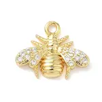 Brass Micro Pave Cubic Zirconia Pendants