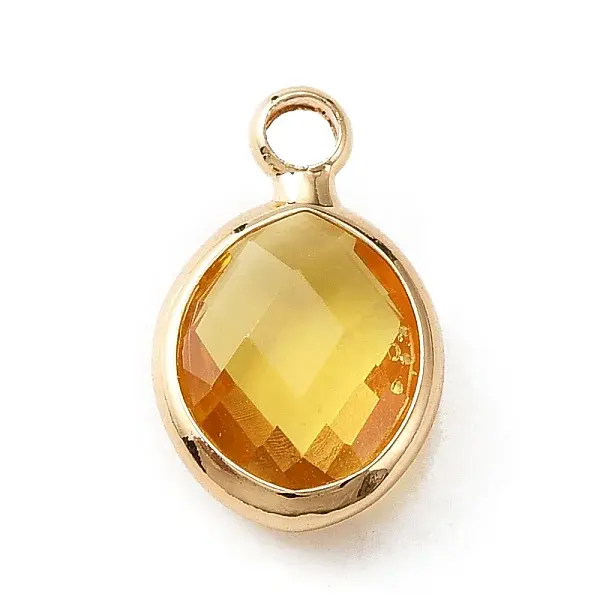 Faceted Glass Pendants