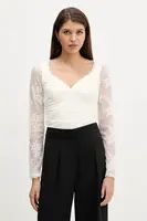 Halenka Abercrombie & Fitch dámská, béžová barva, vzorovaná, KI139-5872-178