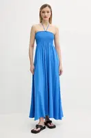 Šaty Gestuz fialová barva, midi, 10910260