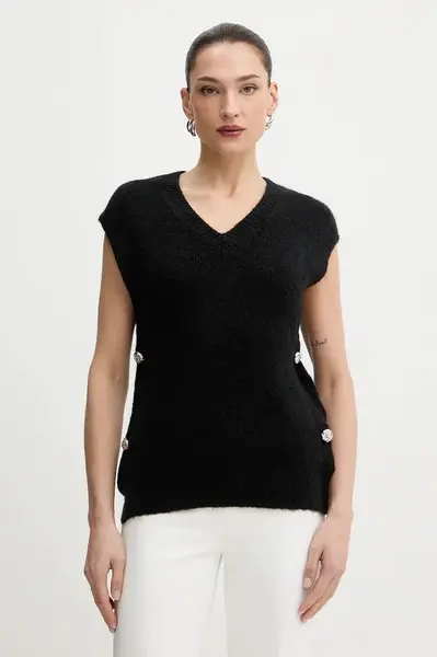 Vesta s příměsí vlny Morgan MPLUIE šedá barva, MPLUIE