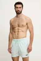 Plavkové šortky Calvin Klein tyrkysová barva, KM0KM01111
