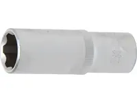 BGS technic Hlavice nástrčné, 1/2", různé velikosti, profil Super Lock, prodloužené - BGS Velikost: 18 mm