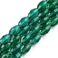Transparent Glass Beads Strands