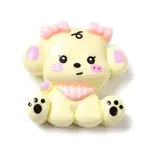 Opaque Resin Puppy Cabochons