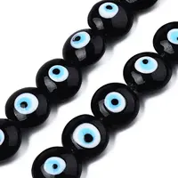 Handmade Evil Eye Lampwork Beads Strands