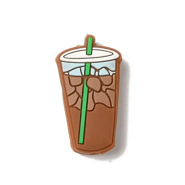 Milk Tea Cup Silicone Focal Beads