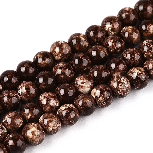 Baking Paint Glass Beads Strands