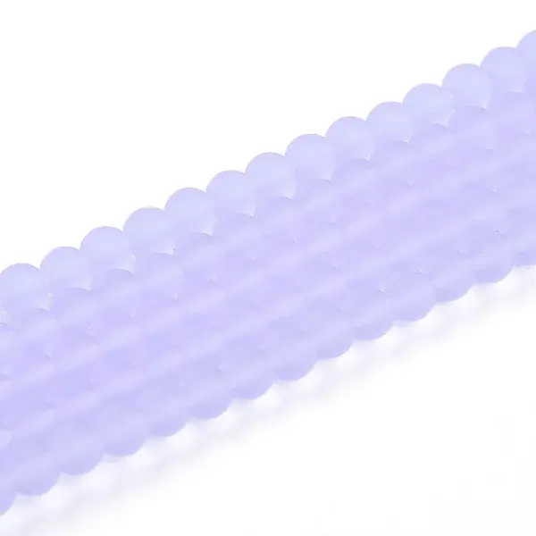 Transparent Glass Beads Strands