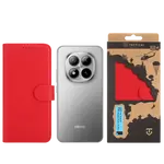 Flipové pouzdro Tactical Field Notes pro Xiaomi Redmi Note 15 Pro+ 5G, červená