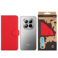 Flipové pouzdro Tactical Field Notes pro Xiaomi Redmi Note 15 Pro+ 5G, červená