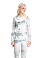 Meatfly dámské termo tričko Capa Clouds Pink | Šedá | Velikost M