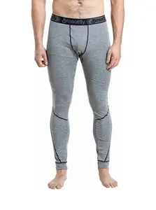 Meatfly pánské merino kalhoty Lucas Charcoal Heather | Šedá | Velikost XXL