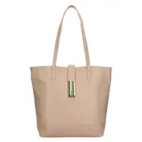 Dámská kožená kabelka Italia Ramira - béžová